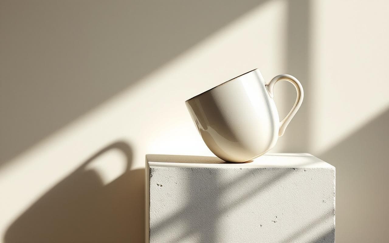 Creative · editorial tilted composition