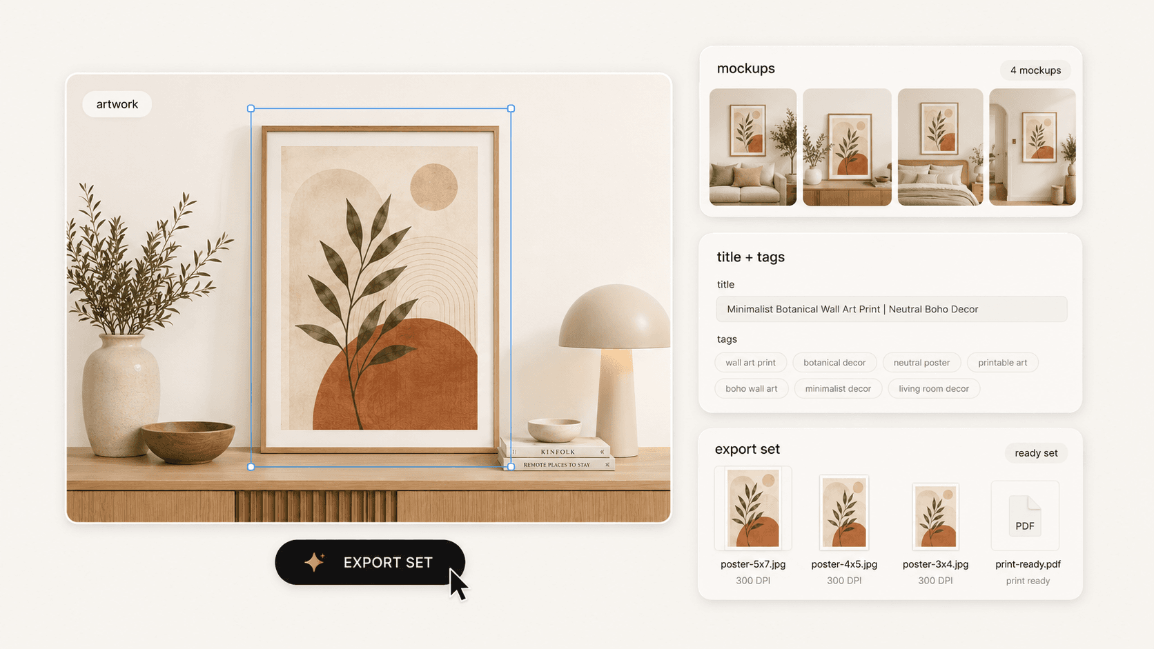 Final ready gallery with full asset bundle