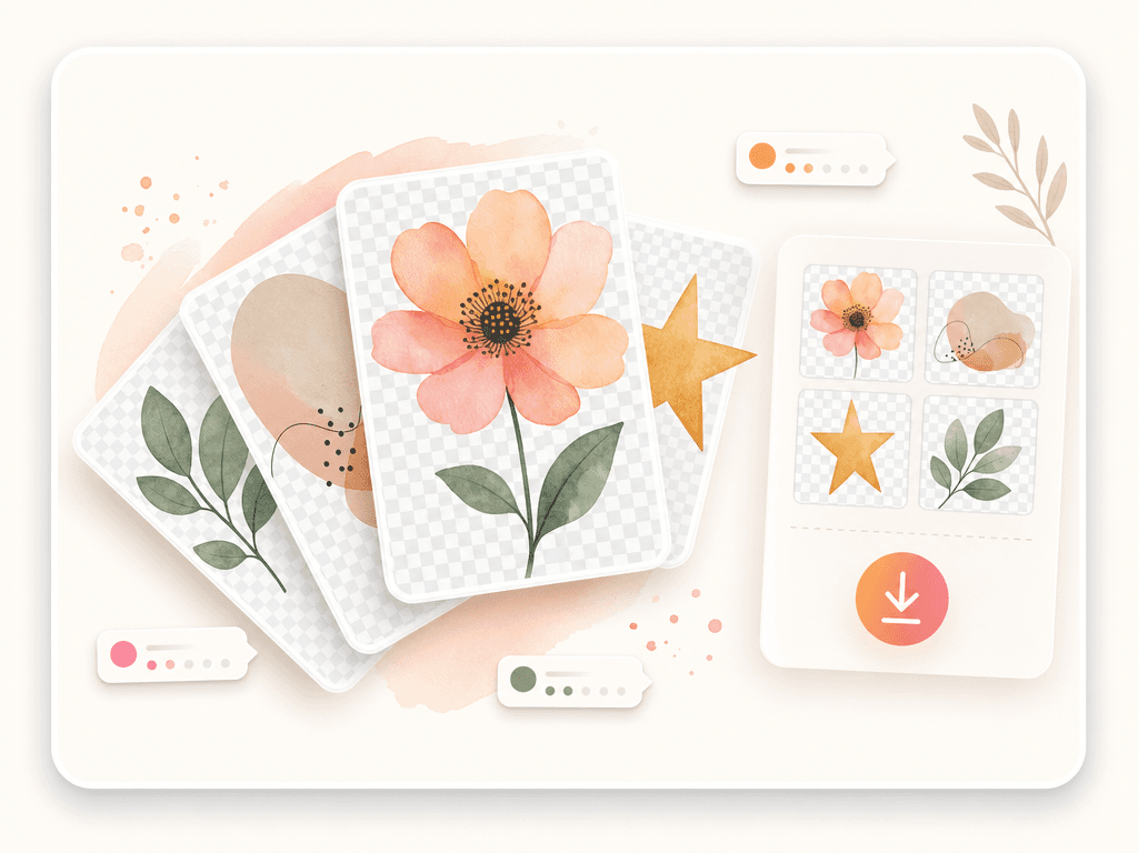 Clip art sellers use case — Bundle naming, style-family tags, license context - all in one pack.